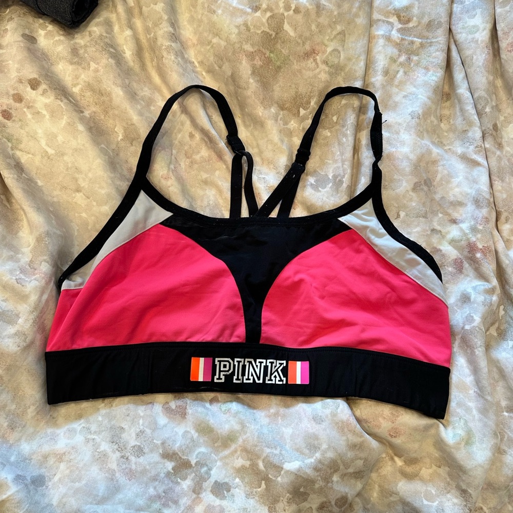 *EUC*Sz L*PINK* sports bra
